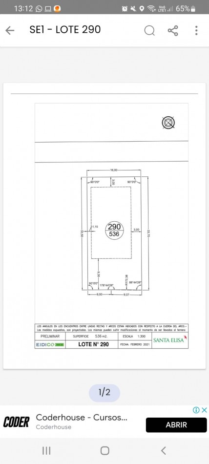 LOTE SANTA ELISA 1 - PILAR DEL ESTE