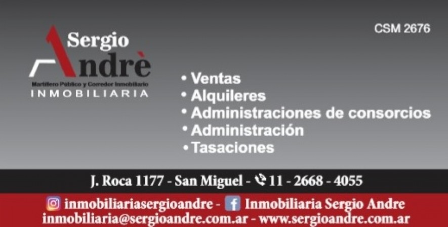 Duplex de 2 ambientes en San Ignacio