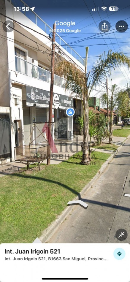 DUPLEX (DOS DORMITORIOS Y DOS BAÑOS) CALLE IRIGOIN 521 SAN MIGUEL SIN EXPENSAS