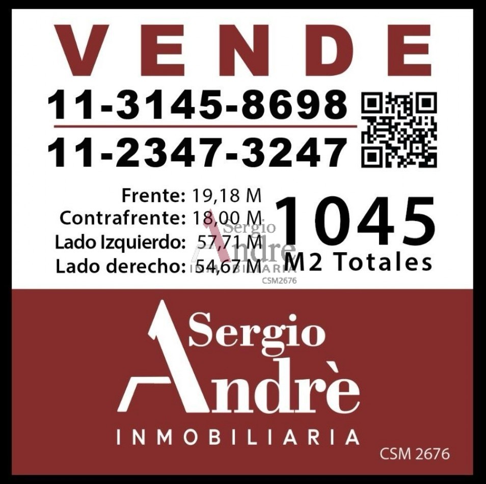 LOTE EN VENTA ARTURO ILLIA (RUTA 8) No 11430 (altura aprox) ENTRE CALLES EL CANO Y DRAGO TORTUGUITAS