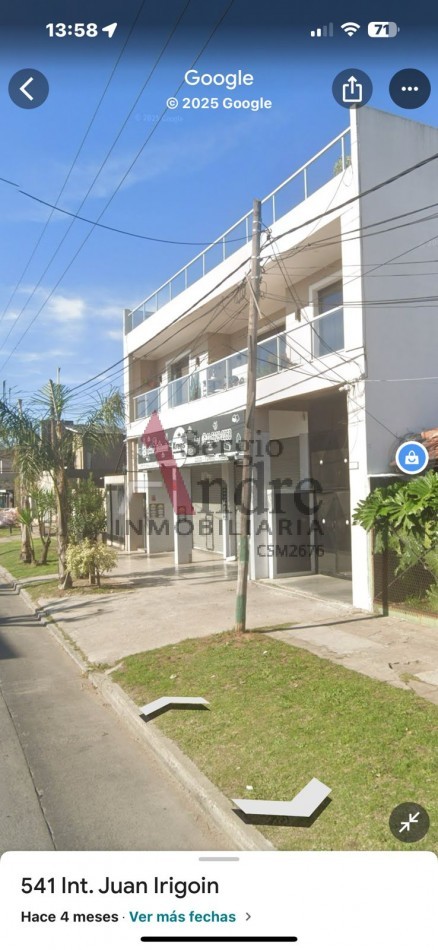 DUPLEX (DOS DORMITORIOS Y DOS BAÑOS) CALLE IRIGOIN 521 SAN MIGUEL SIN EXPENSAS